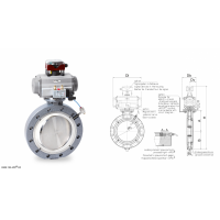 德國(guó)WAREX閥門(mén)，DKZE 103 APS? 系列蝶閥，采用單一偏心設(shè)計(jì)