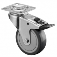 MADLER設備腳輪，帶板的旋轉腳輪，輕型設計