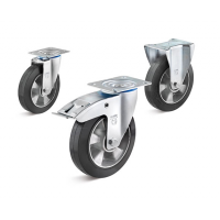 Torwegge輕型和中重型工業腳輪，多種版本，具有良好的性價比