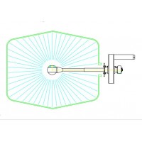 bolondi特殊版本清洗消毒旋轉噴嘴XB523PPD TA0800高壓大流量噴頭