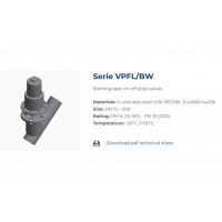 BUROCCO VPFL/BW流量系數高緊湊氣動斜座開關截止角座閥