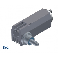 HIMMEL 減速電機，用于驅動低速機器，采用底腳或法蘭設計
