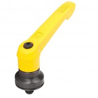 KIPP可調節塑料手柄夾緊力增強器K1597外螺紋