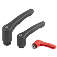 KIPP內外螺紋安全功能可調節塑料手柄K1873插件不銹鋼