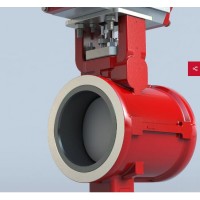 bray 39系列陶瓷帶襯蝶閥內襯漿料控制閥堅固穩健