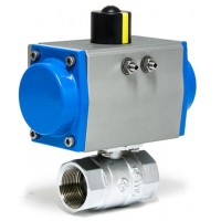 bar PKO2黃銅制成單雙作用氣動執行器閥門二通自動閥