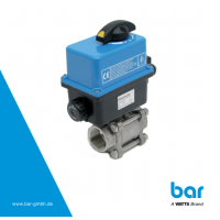德國bar GmbH 2/2路電動閥-EKIV型，帶電動執行器STV