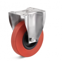 TORWEGGE 耐熱固定滾柱橡膠輪，采用耐熱塑料制成，帶有滑動(dòng)軸承